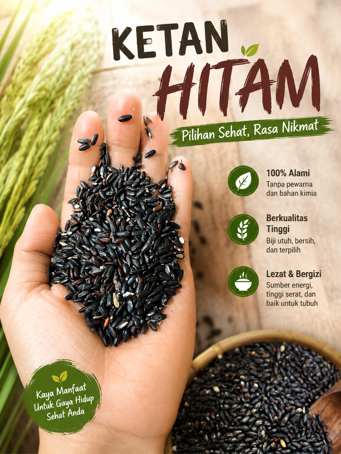 Manfaat Ketan Hitam untuk Kesehatan yang Jarang Diketahui