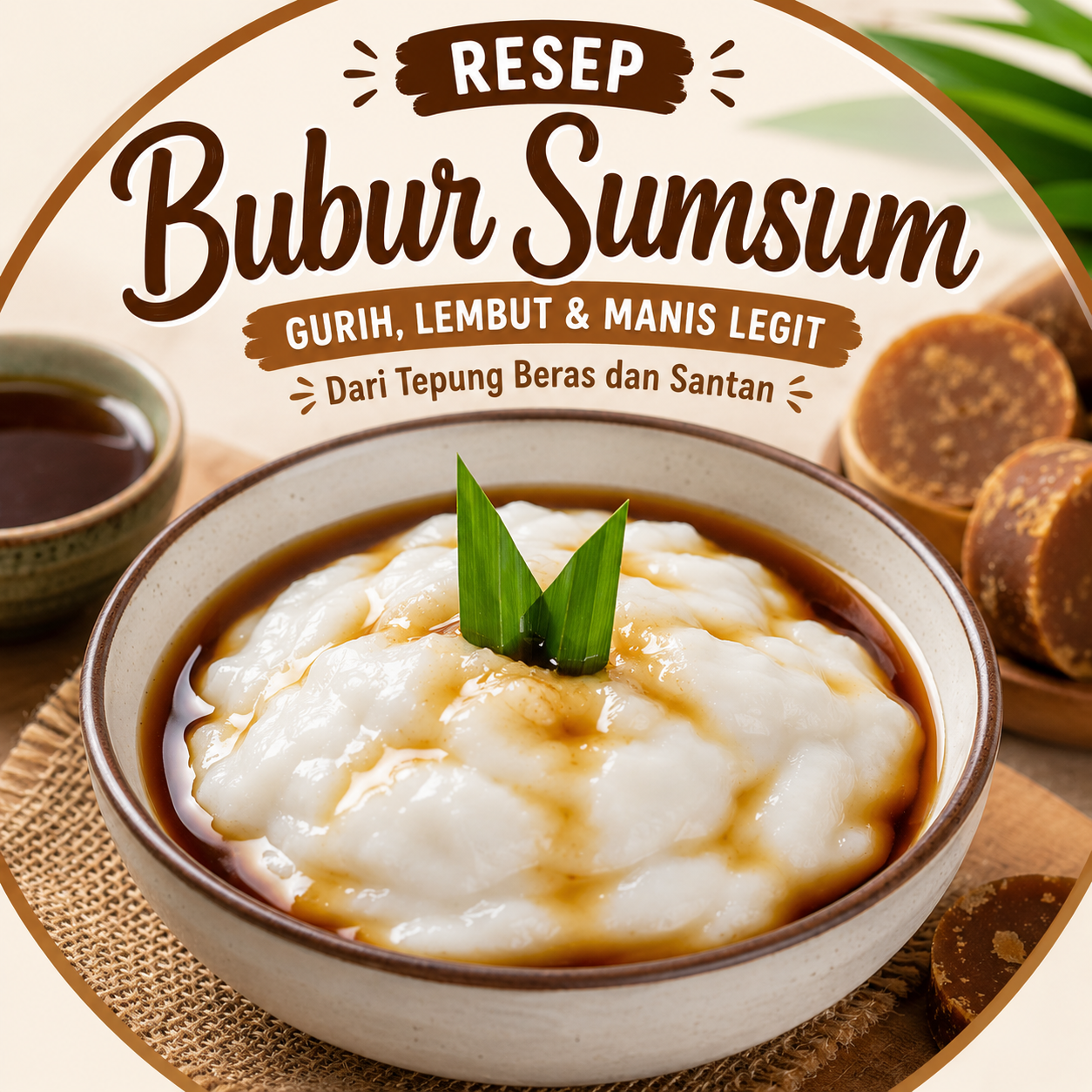 Resep Bubur Sumsum Tepung Beras, Gurih dan Lembut di Mulut